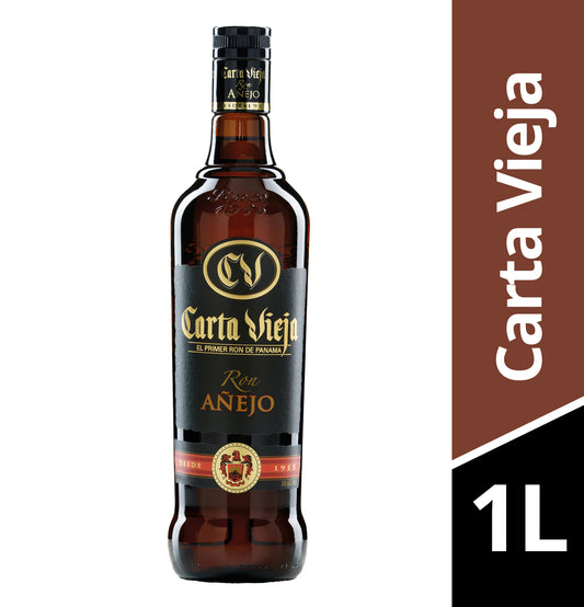CARTA VIEJA RON AÑEJO 1 L.