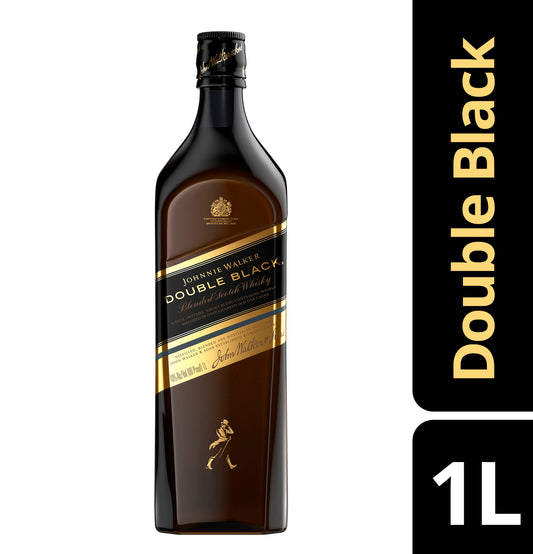 JOHNNIE WALKER DOUBLE BLACK 1 L.