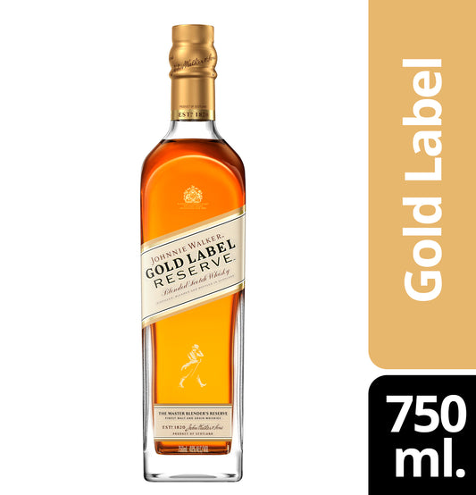 JOHNNIE WALKER GOLD LABEL 750 ML.