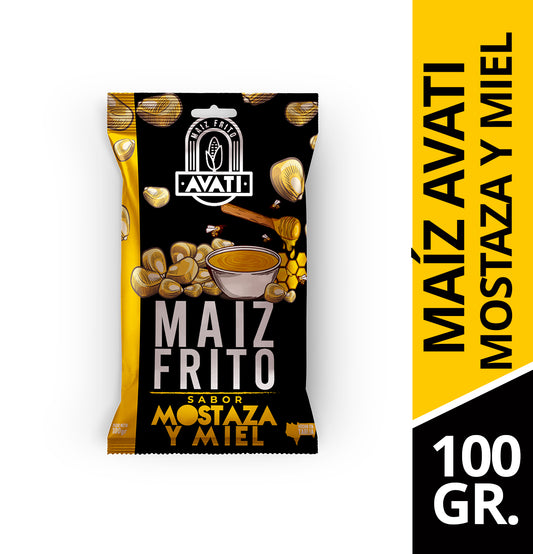 MAÍZ AVATI SABOR MOSTAZA Y MIEL 100Gr.