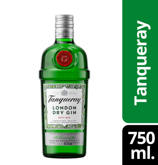 GIN TANQUERAY 750 ML.